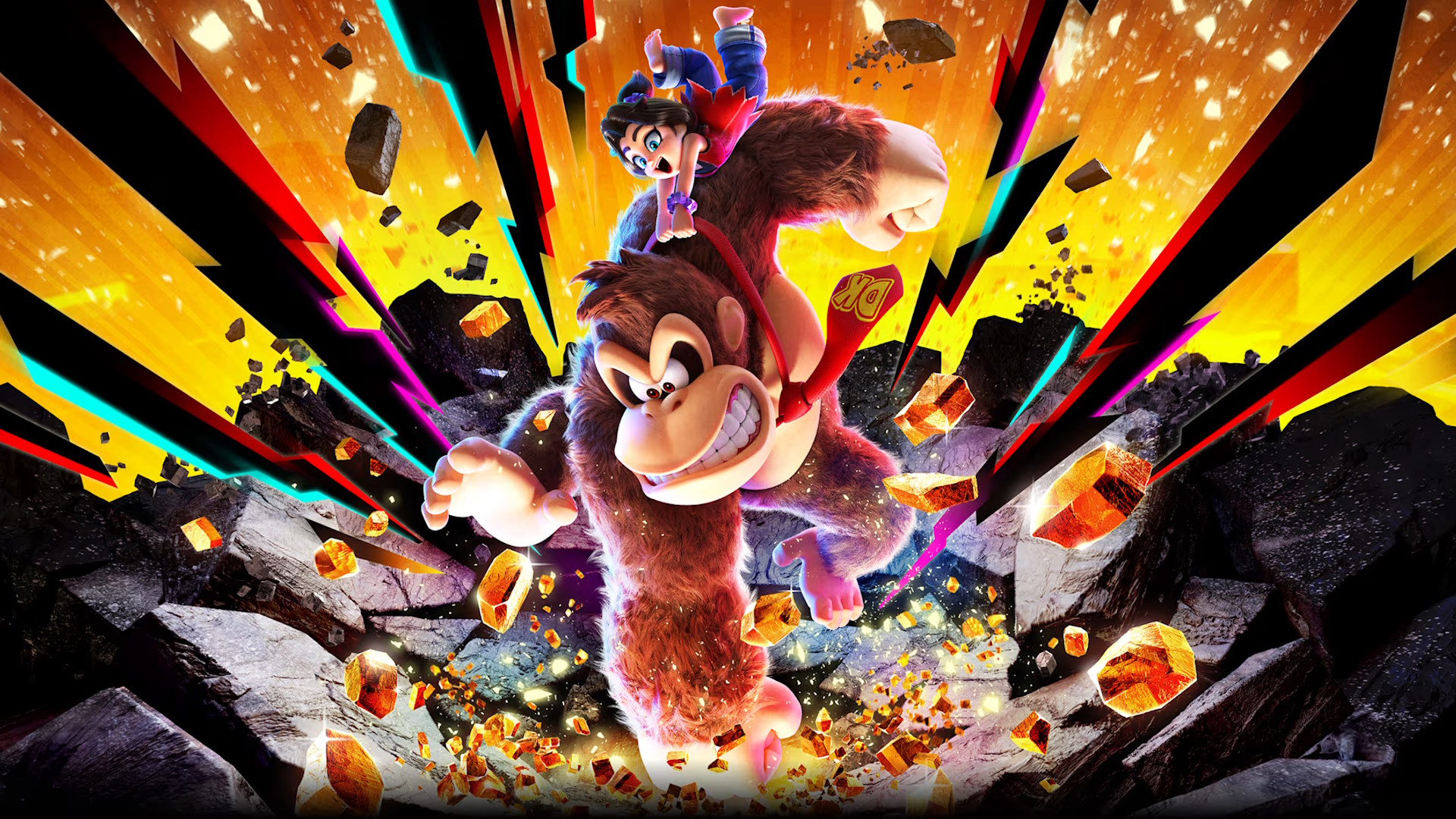 donkey kong bananza’s default button layout is awkward and bad, but i get it